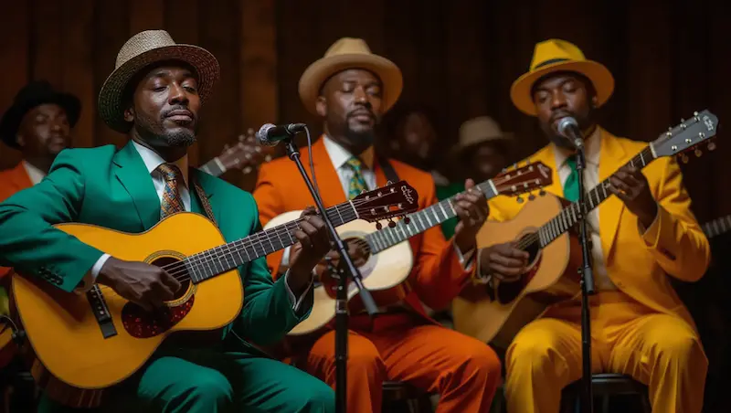 timeline of reggae music - Mento musicians in the 1950s