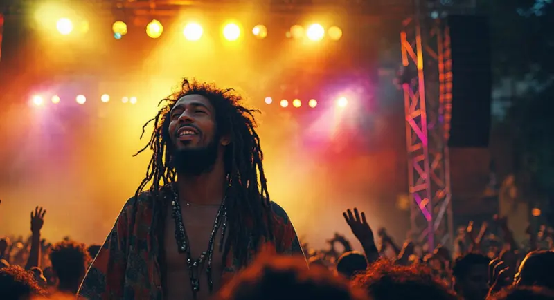 Top reggae songs at a reggae concert