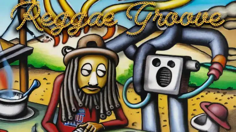 Reggae Culture - Rasta with a boom box