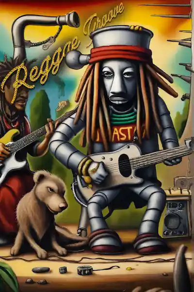 Rasta playing guitar to win a Grammy for best reggae album