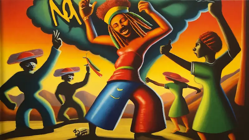 The Skank - Reggae dance move