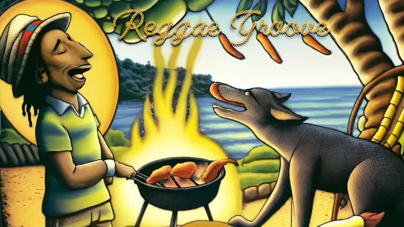 a man and his dog telling stories about videos