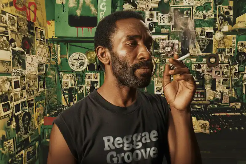 lee scratch perry in his black ark studio